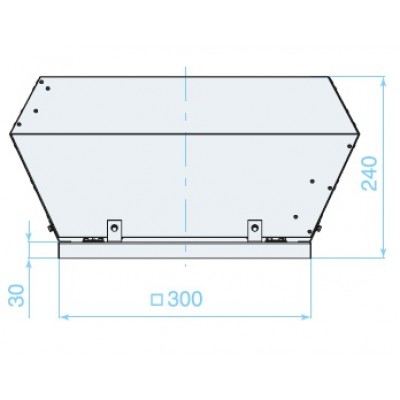 Крышные вентиляторы SVKR-300/400/560